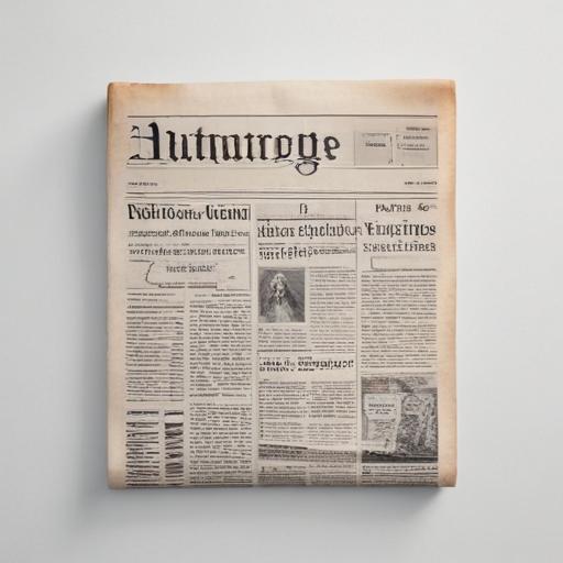单词“newspaper”的助记图片