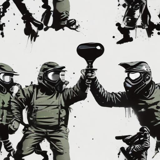 单词“paintball”的助记图片