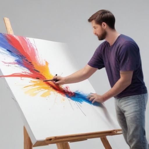 单词“painting”的助记图片