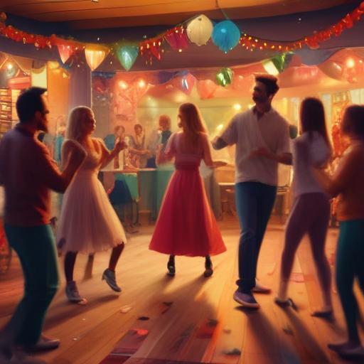 单词“parties”的助记图片