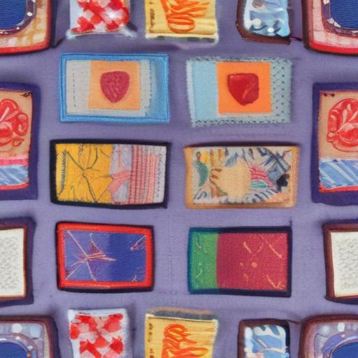 单词“patches”的助记图片