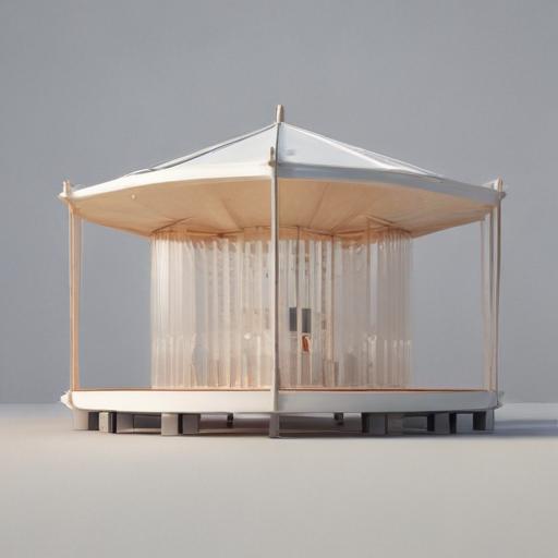 单词“pavilion”的助记图片