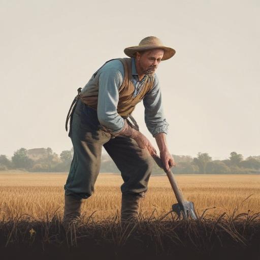 单词“peasant”的助记图片
