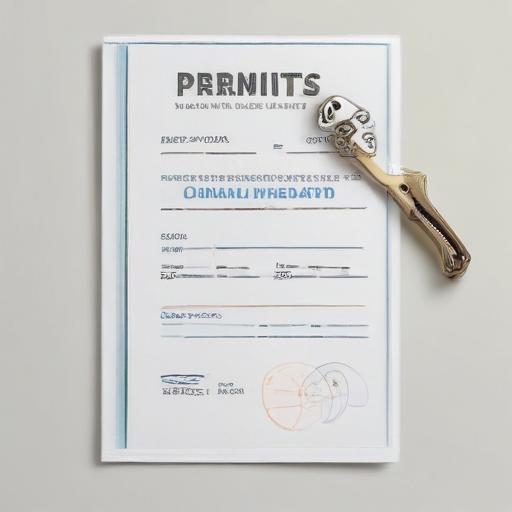 单词“permits”的助记图片