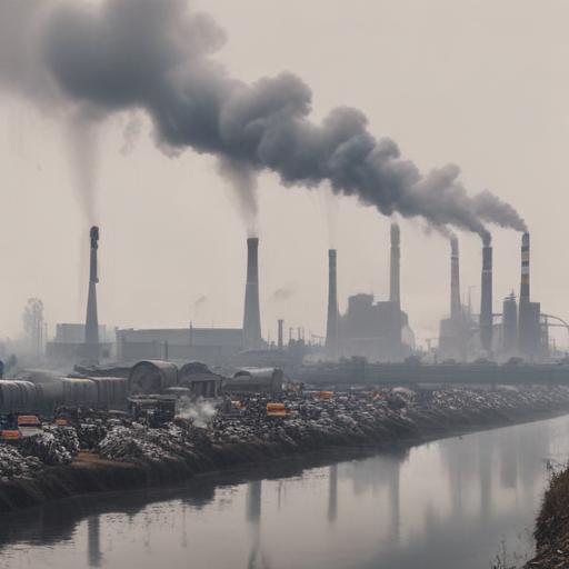 单词“pollution”的助记图片