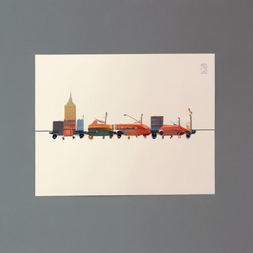单词“postcards”的助记图片