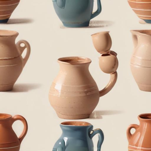单词“pottery”的助记图片