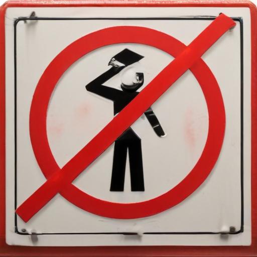单词“prohibit”的助记图片
