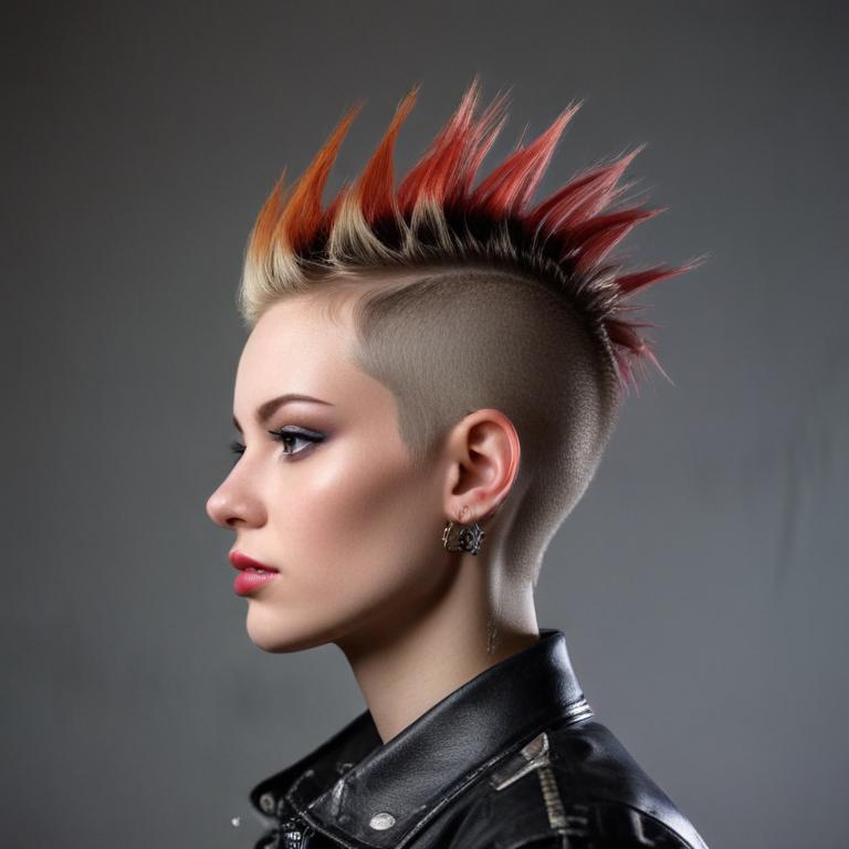 punk - 更多图片 (modelslab_realistic_v2)