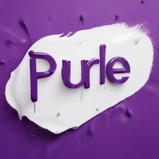 单词“purple”的助记图片