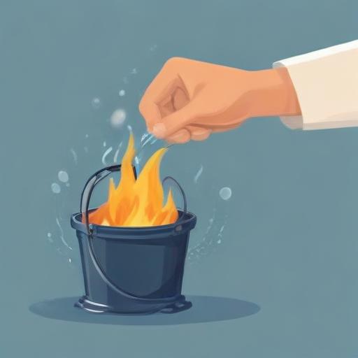 单词“put out”的助记图片