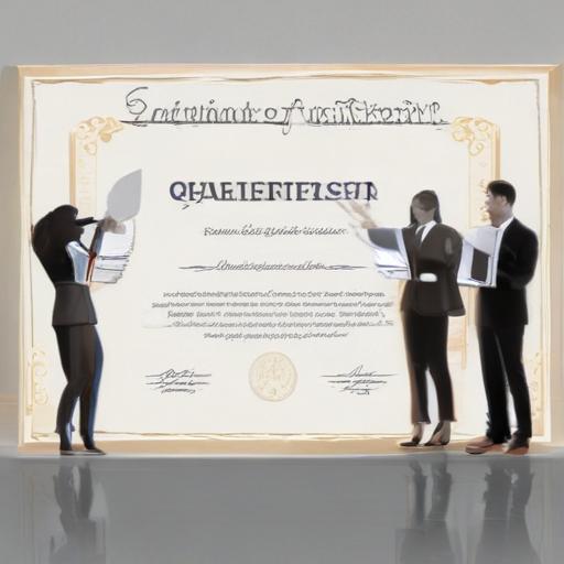 单词“qualification”的助记图片