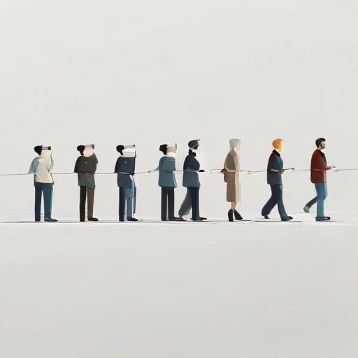 单词“queue”的助记图片