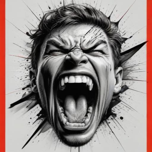 单词“rage”的助记图片