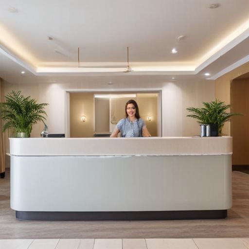 单词“reception”的助记图片