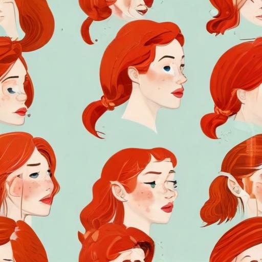单词“redhead”的助记图片