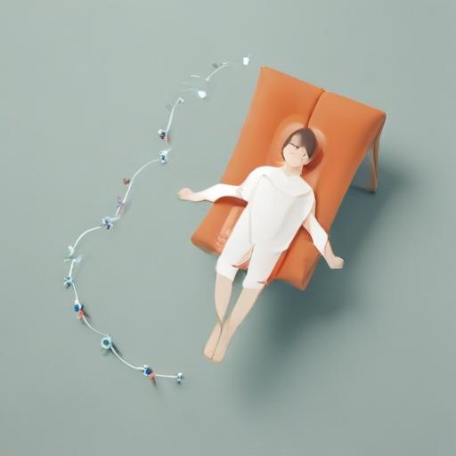 单词“relaxation”的助记图片