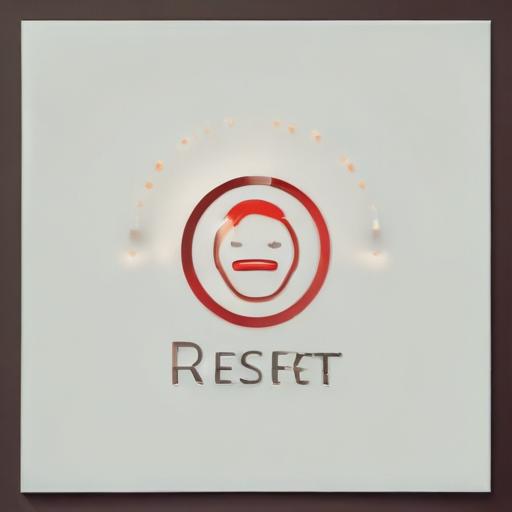 单词“reset”的助记图片