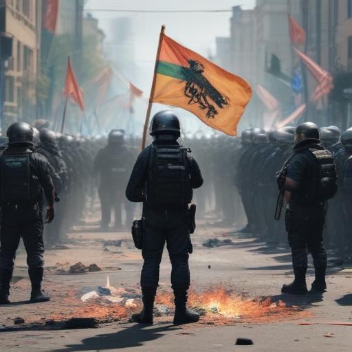 单词“riot”的助记图片
