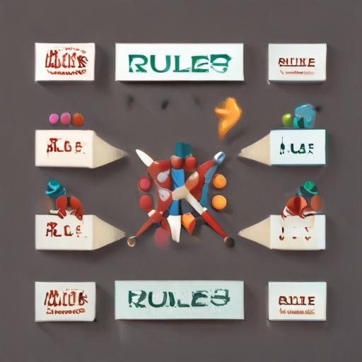 单词“rules”的助记图片