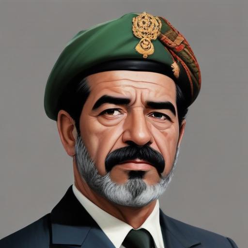 单词“saddam”的助记图片