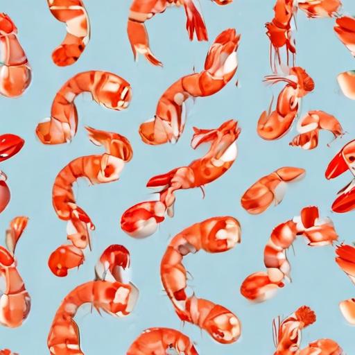 单词“shrimp”的助记图片
