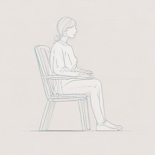 单词“sit down”的助记图片