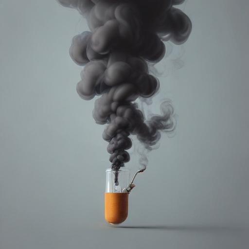 单词“smoke”的助记图片