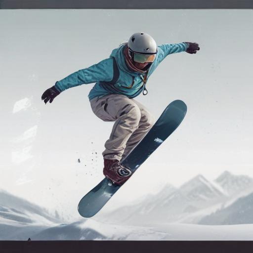 单词“snowboard”的助记图片