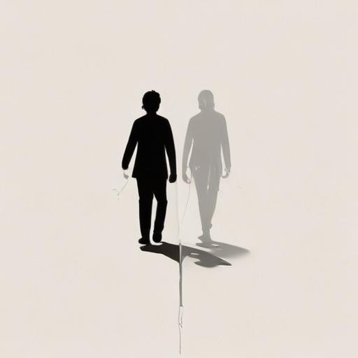 单词“split up”的助记图片