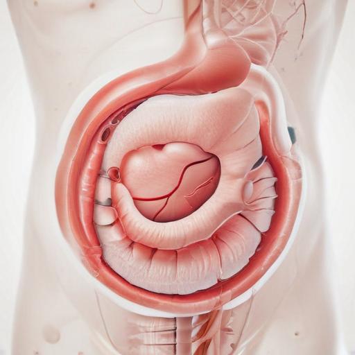 单词“stomach”的助记图片