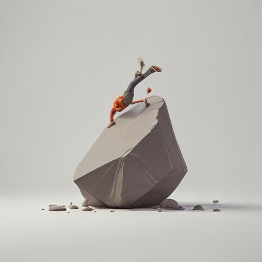 单词“stumble”的助记图片