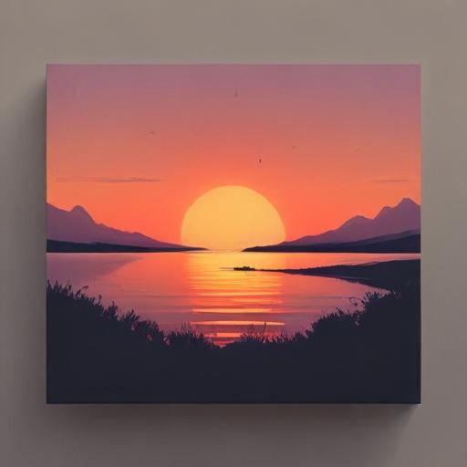 单词“sunset”的助记图片