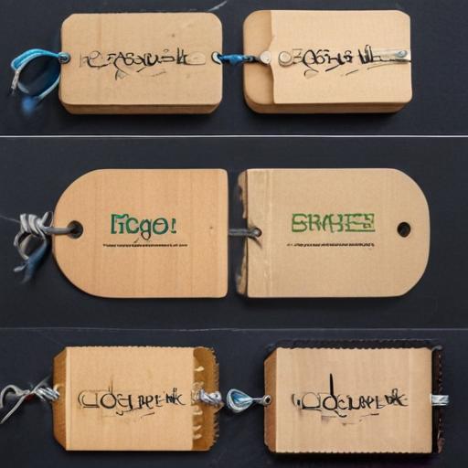 单词“tagged”的助记图片