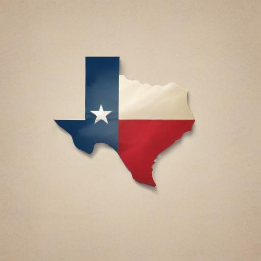单词“texas”的助记图片