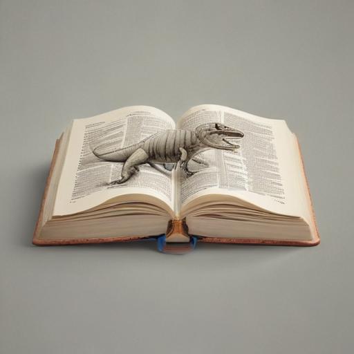 单词“thesaurus”的助记图片