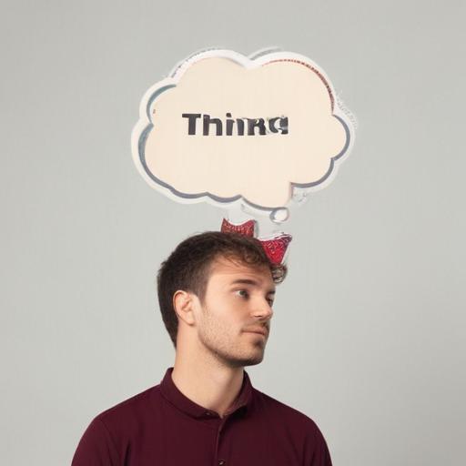 单词“think of as”的助记图片