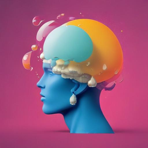 单词“think up”的助记图片