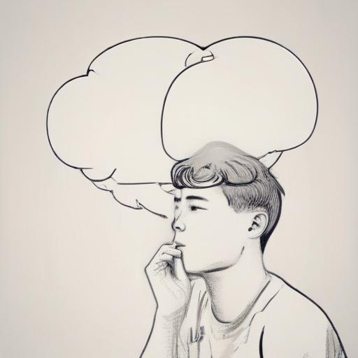 单词“thinking”的助记图片