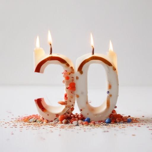 单词“thirty”的助记图片