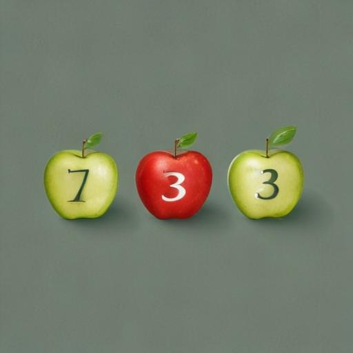 单词“three”的助记图片