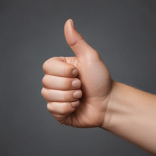 单词“thumbs”的助记图片