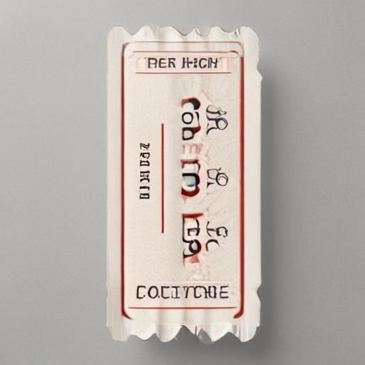 单词“ticket”的助记图片