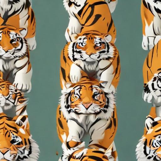 单词“tigers”的助记图片