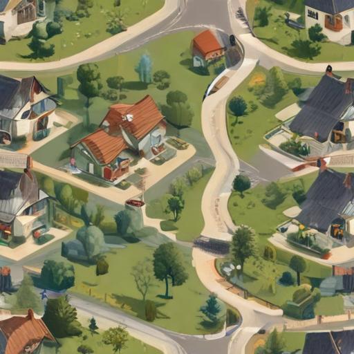单词“township”的助记图片