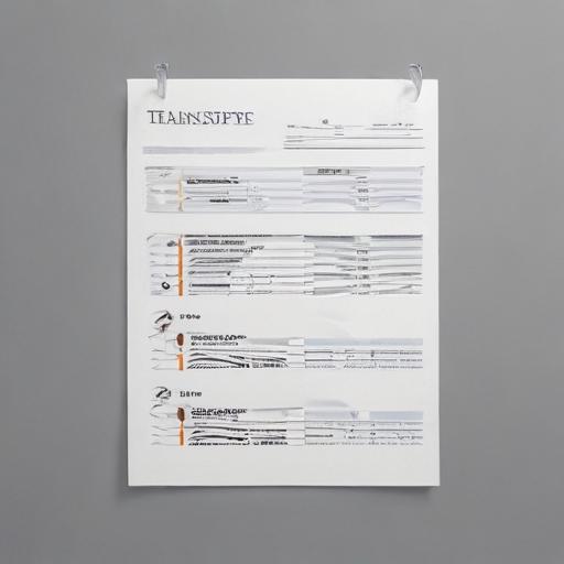 单词“transcripts”的助记图片