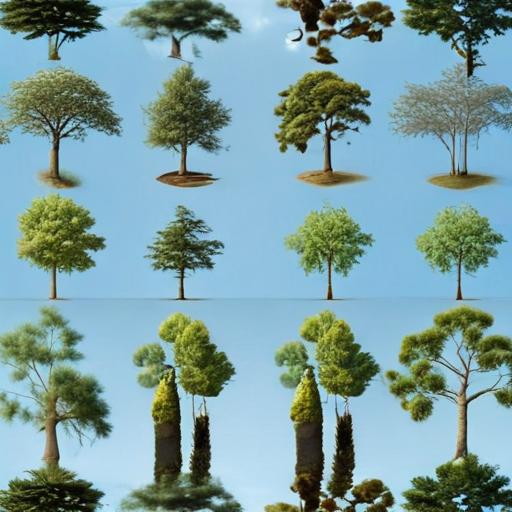 单词“trees”的助记图片
