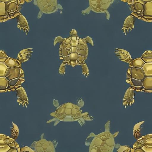 单词“turtle”的助记图片