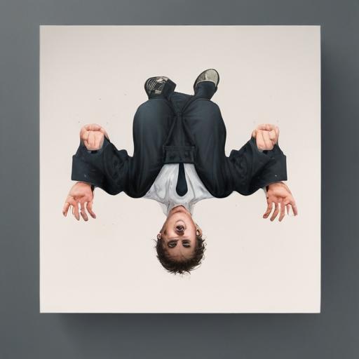 单词“upside down”的助记图片