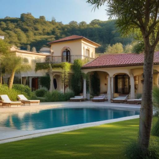 单词“villas”的助记图片